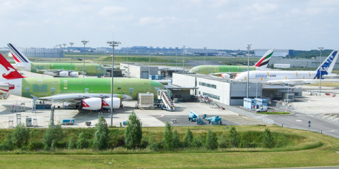 A380 Tour bei Airbus, Toulouse-Blagnac